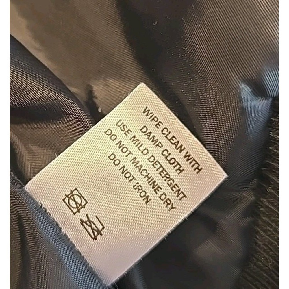 Vanity Hooded Leather Look Double Zip‎ Vest Black/gray Juniors/teens M Y2K 90s - Picture 13 of 14